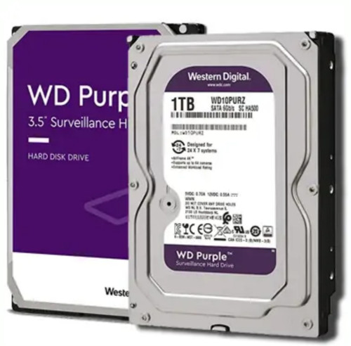 هارد وسترن 1 ترابایت بنفشWestern Digital Purple Internal Hard Disk 1TB