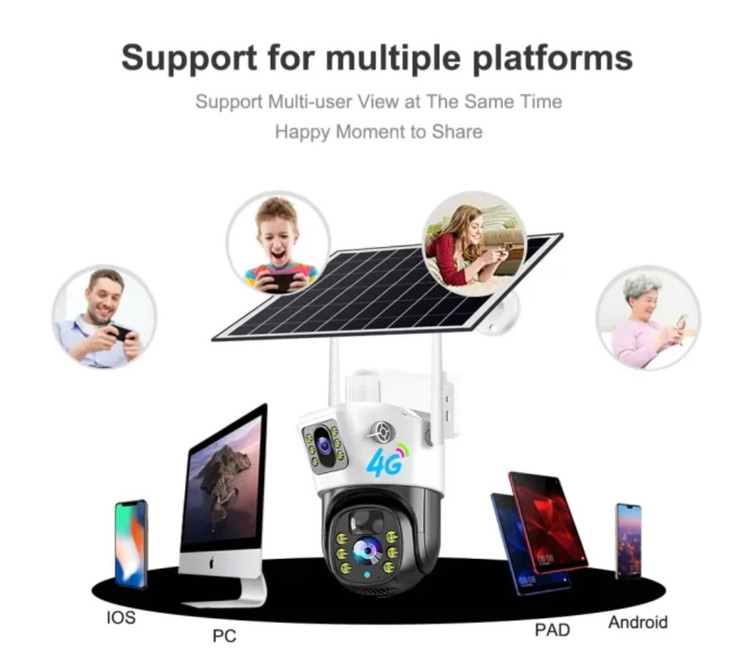 دوربین خورشیدی گردان دولنزه سیمکارتیp103