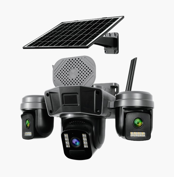 دوربین سیمکارتی ۳ لنز آژیردار خورشیدی