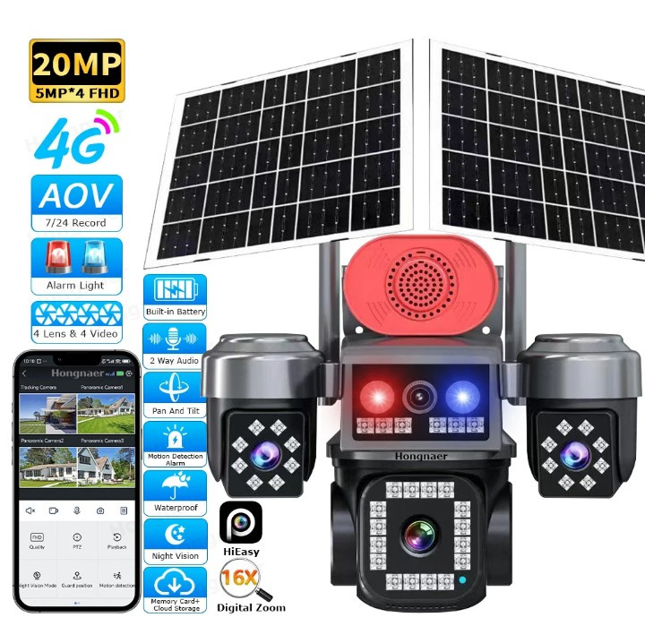 دوربین ۴ لنز خورشیدی دوپنل