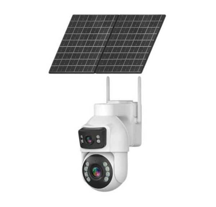 دوربین خورشیدی سیمکارتی دو پنل 30xزوم اپتیکال